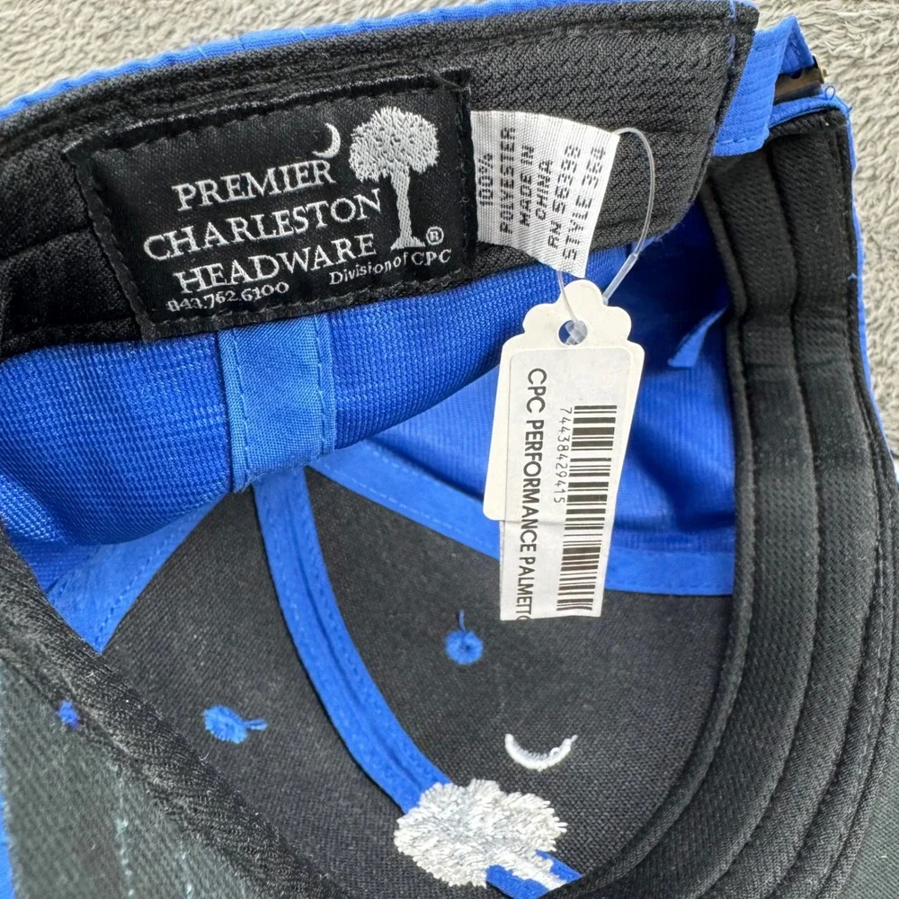 Premier‎ Charleston Headware Hat Mens OSFA Blue NEW SC Palmetto Performance Cap